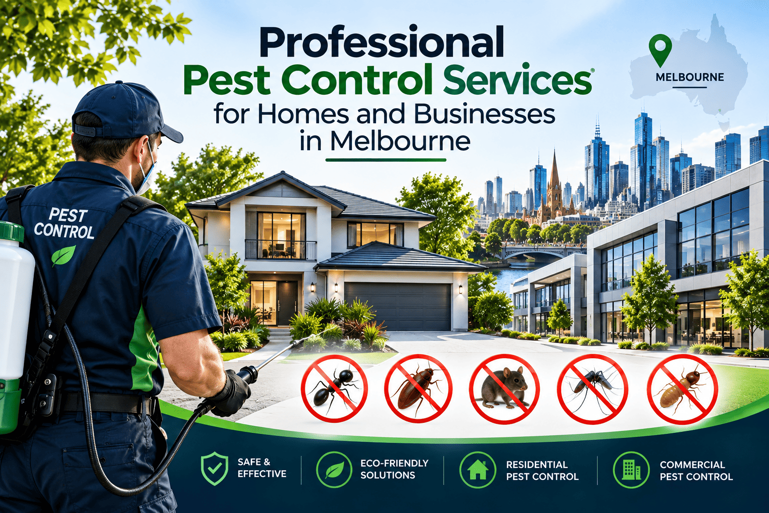 Professional Pest Control Services for Homes and Businesses in Melbourne