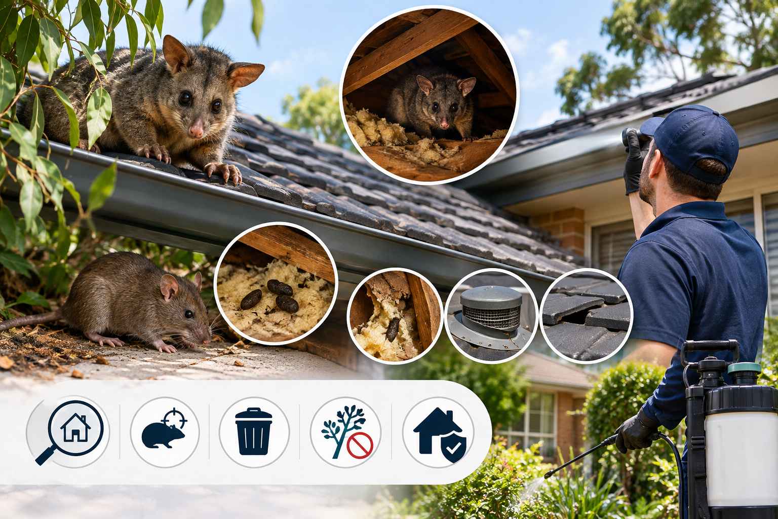 Managing Possum and Rat Problems Around Eltham Properties